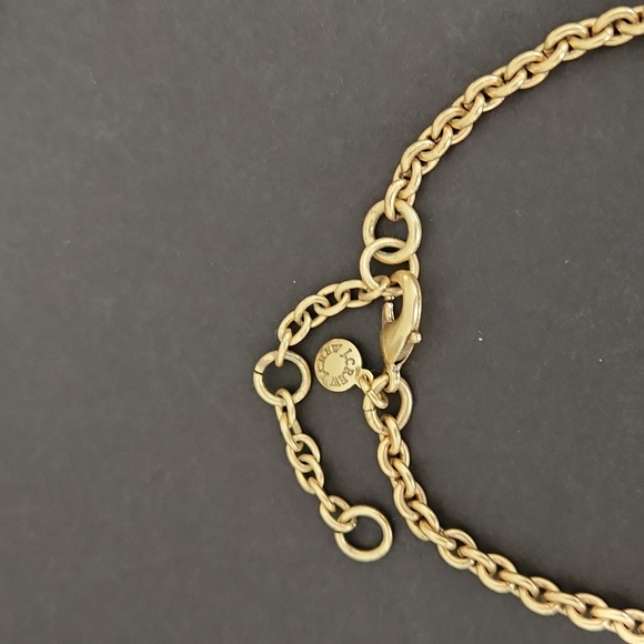 J Crew Factory Pink and Crystal Statement Necklace - Picture 3 of 4